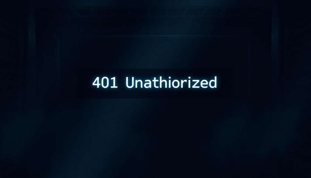 erreur 401 erreur 401