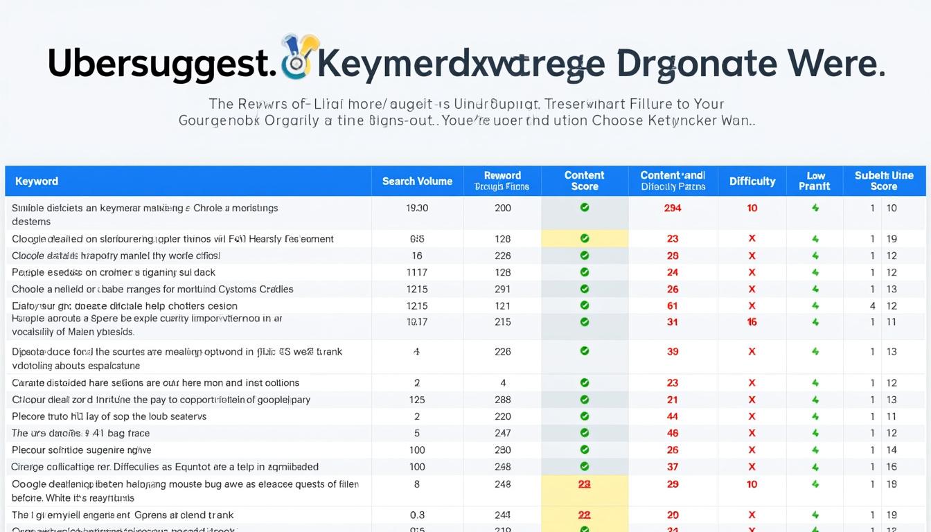 ubersuggest c'est quoi : comment l’utiliser pour vos mots-clés 2 découvrez ce qu’est ubersuggest, un outil de recherche de mots-clés puissant, et apprenez comment l’utiliser pour optimiser votre stratégie seo et améliorer le référencement de votre site web.